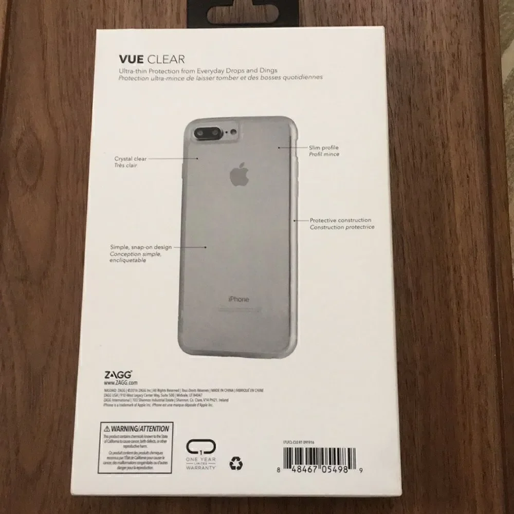 IFROGZ clear case for Apple iPhone 6+/6s+/7+